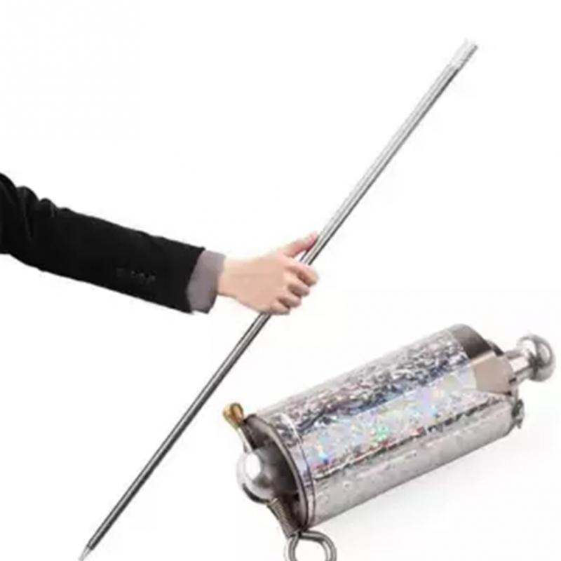 VIHEEVA [Oggetti di Scena magici Metal Apparing Cane Magic Prop Pocket Bo  Staff Magic Bacchetta per maghi Professionisti Stage Close-up Magic Tricks